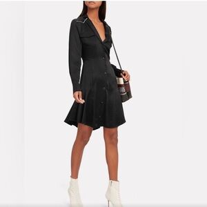 ALC Rora Silk Shirtdress - Size 2